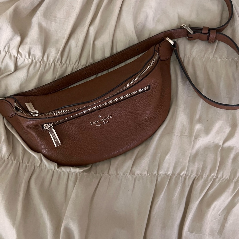 Kate Spade Chestnut Leather Belt Bag